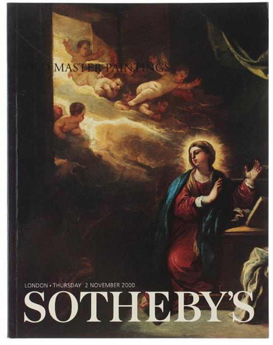 Old Master Paintings. London, Thursday 2 November 2000 - copertina