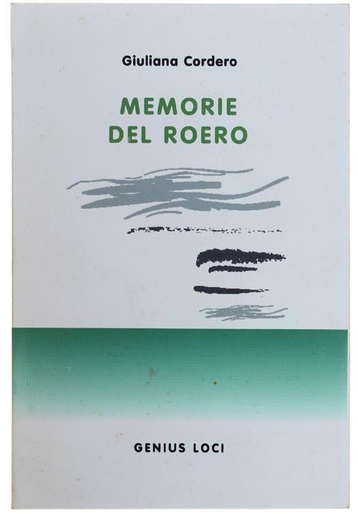 Memorie Del Roero - Giuliana Cordero - copertina