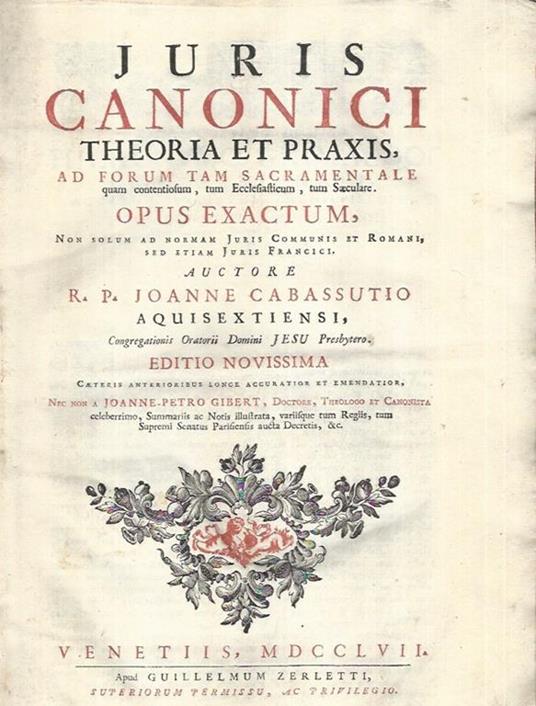 Juris Canonici. Theoria et Praxis - copertina