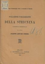 Sull'azione paralizzante della stricnina