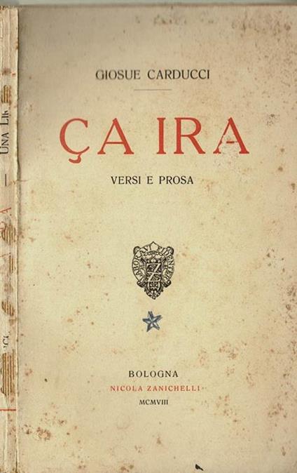 Ca Ira. Versi e prosa - copertina