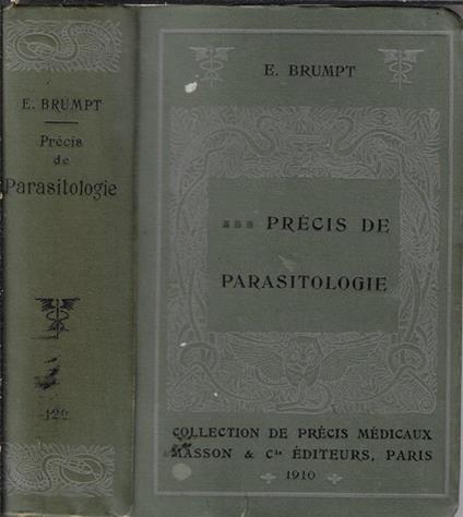 Précis de parasitologie - copertina