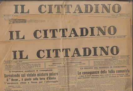 Il Cittadino anno LIV N. 112, 113, 114, 115, 116, 117. Giornale del popolo - copertina