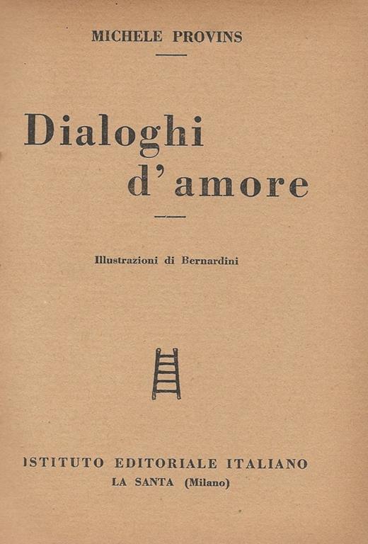 Dialoghi d'amore - copertina