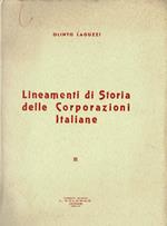 Lineamenti di Storia delle Corporazioni Italiane