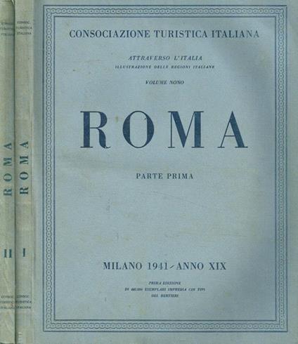 Roma parte I, parte II - copertina