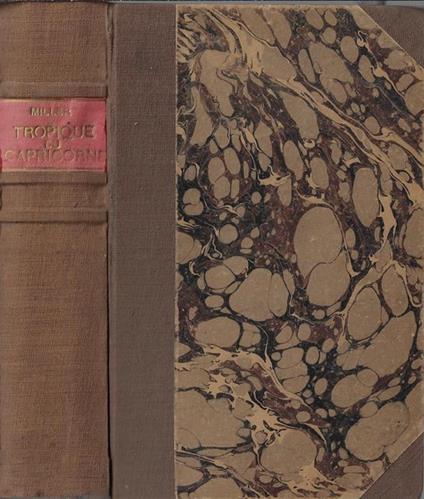Tropique du capricorne - copertina