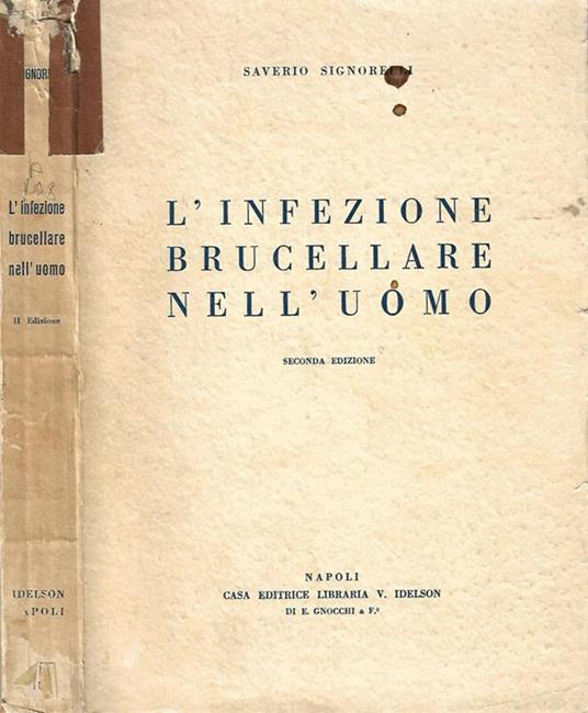 L’infezione brucellare nell’uomo - copertina