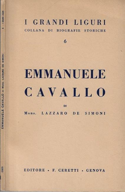 Emanuele Cavallo - copertina