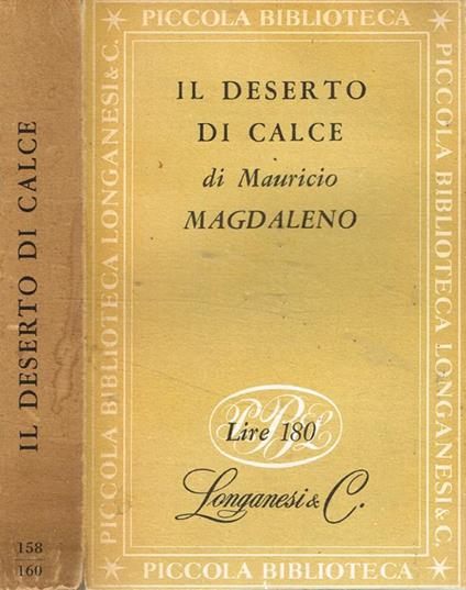 Il desero di calce - copertina