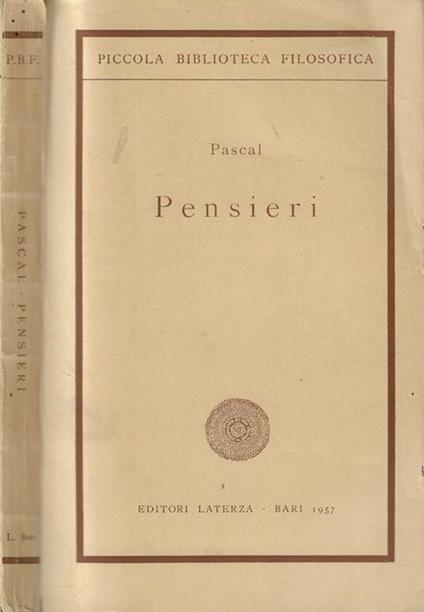 Pensieri - copertina