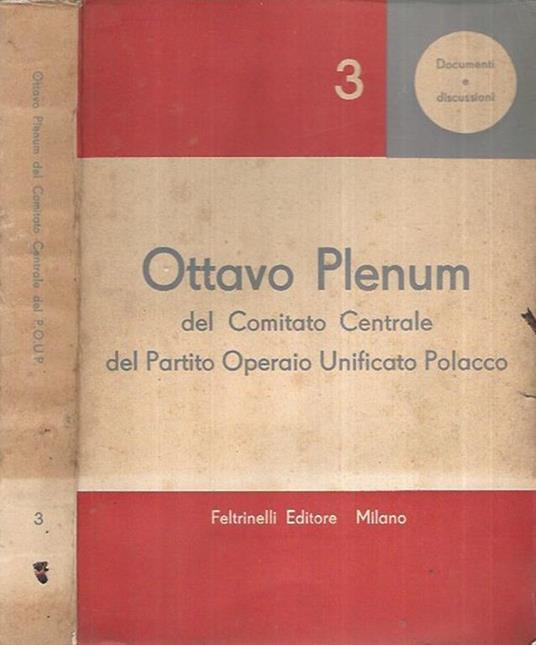 Ottavo Plenum del Comitato Centrale del Partito Operaio Unificato Polacco - copertina