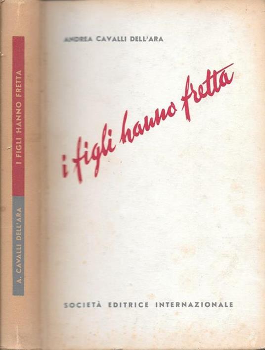 I figli hanno fretta - copertina