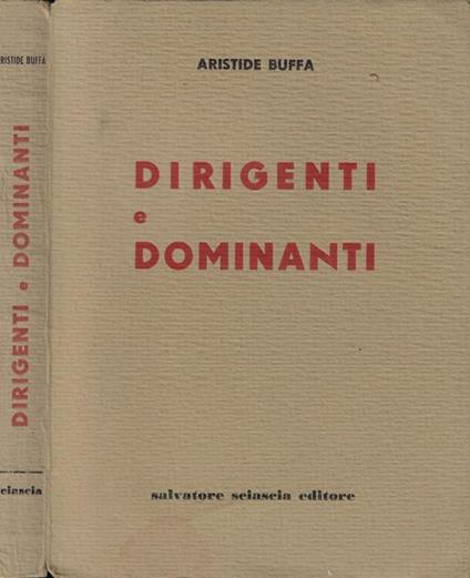 Dirigenti e dominanti - copertina