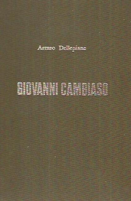 Giovanni Cambiaso - copertina
