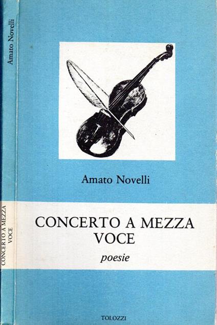 Concerto a mezza voce. Poesie - copertina