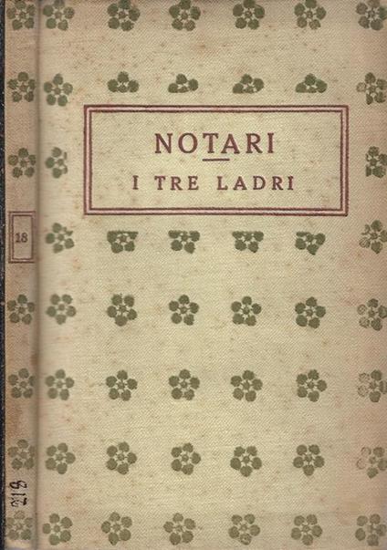 I tre ladri. Commedia sarcastica in tre atti - copertina