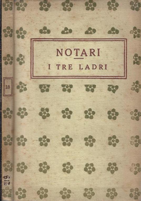I tre ladri. Commedia sarcastica in tre atti - copertina