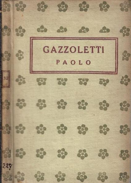 Paolo. Tragedia in cinque atti - copertina