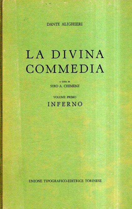 La Divina Commedia - Dante Alighieri - copertina
