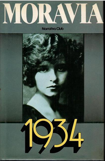 1934 - Alberto Moravia - copertina