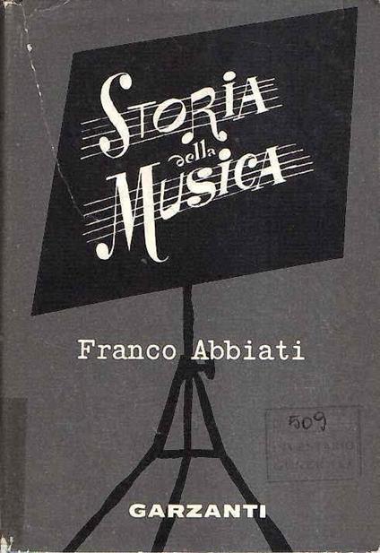Storia Della Musica - Franco Abbiati - copertina