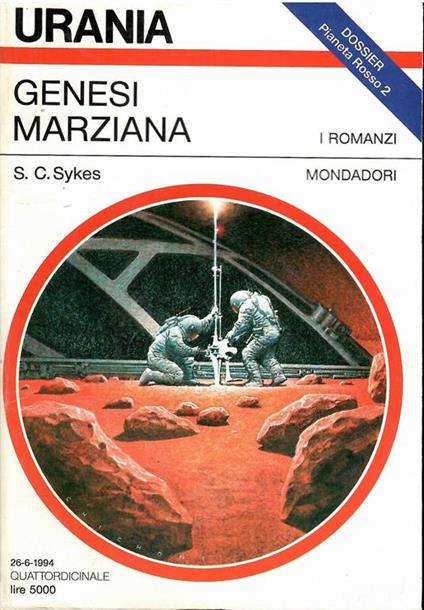 Genesi Marziana - Sir Percy Sykes - copertina