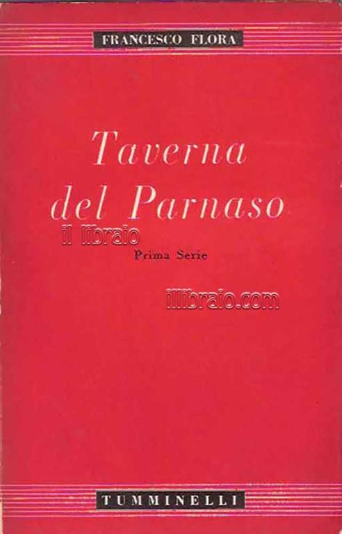 Taverna del Parnaso. Prima Serie - Federico Flora - copertina