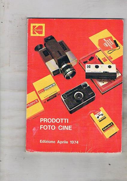 Prodotti foto cine. Edizione aprile 1974 - copertina