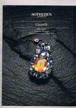 Gioielli. asta tenuta a Milano dal 21 al 25 nov. 1992