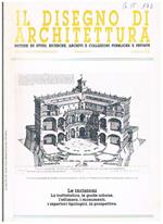 Il disegno di architettura, notizie su studi, ricerche, archivi e collezioni pubbliche private. Semestrale n° 11 apr. 1995. Contiene: le incisioni, la trattatistica, le guide urbane, l'effimero, i monumenti, i repertori tipologici, la prospettiva, ecc
