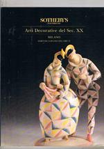 arti decorative del sec. XX. e Asta di gioielli tenute a Milano nel giugno 1992