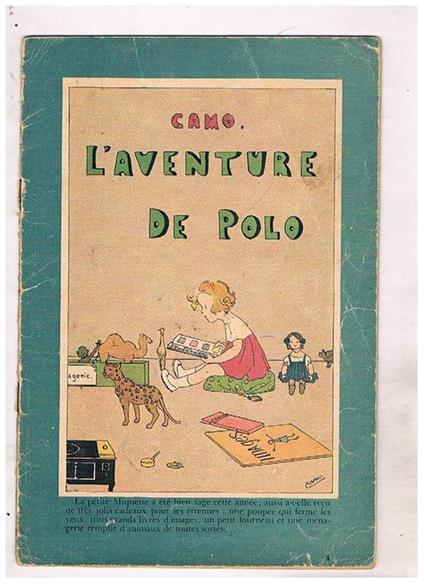 L' aventure de polo. n° 4 della serie - Pierre Camo - copertina