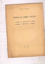 Profili di uomini politici: Cicerin, De Berzeviczy, Zaimis, Buresch, Prificevic, Gombos