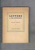 Lettere a una sconosciuta