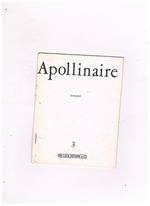 Apollinaire. Etratto da quaderni di letteratura e arte. Del 1982