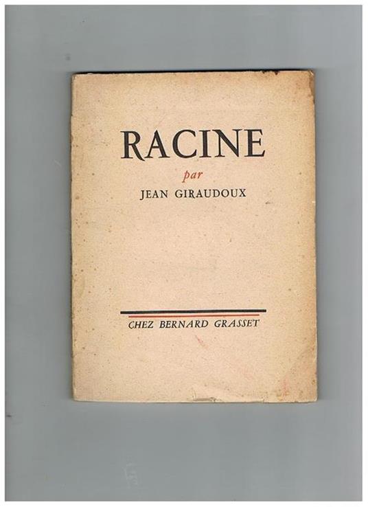 Racine - Jean Giraudoux - copertina