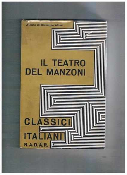 Il teatro del Manzoni - copertina