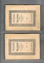 Studi foscoliani, bibliografia della critica 1921. 1952 vol. I-II. Coll. Amor di Libro piccole bibliografie monografiche raccolte a cura di Marino Parenti