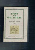 Antologia della critica letteraria. Vol. III° Dall'arcadia agli inizi del Novecento