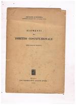 Elementi di diritto costituzionale