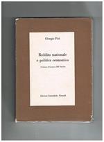 Reddito nazionale e politica economica trefaz. di Giorgio Del Vecchio