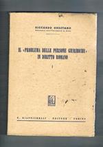 Il problema delle persone giuridiche in diritto romano