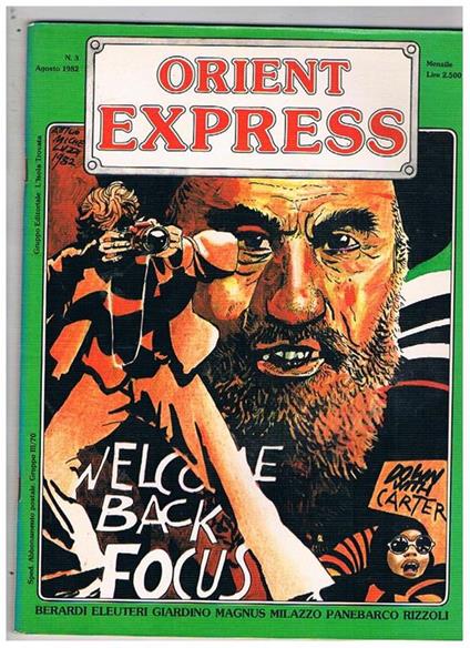 Orient Express anno I° n° 3 agosto 1982 - copertina