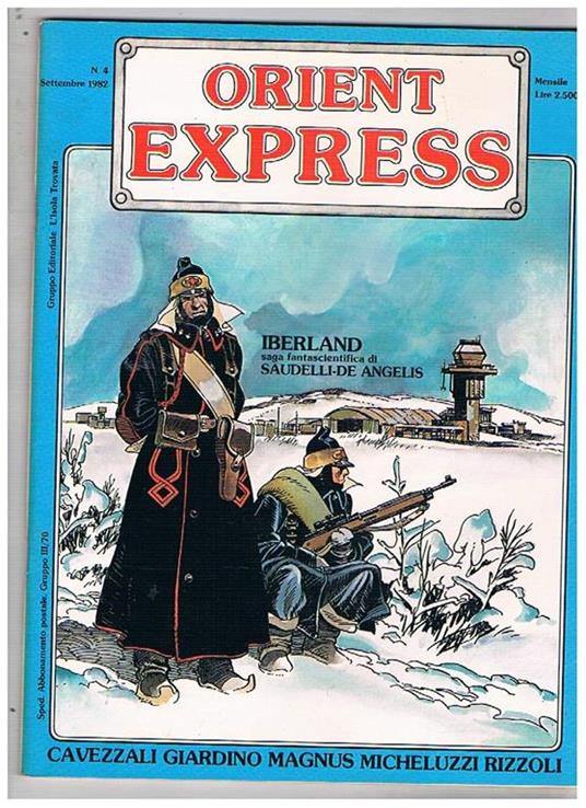 Orient Express anno I° n° 4 settembre 1982 - copertina