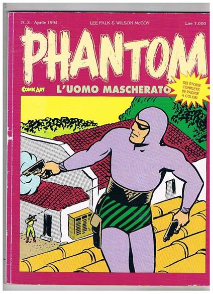 Phantom. Sei storie complete n° 2 aprile 1994 - Lee Falk - copertina