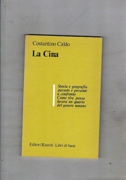 La Cina - Costantino Caldo - copertina
