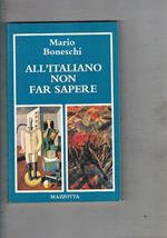 All'italiano non far sapere. Racconti