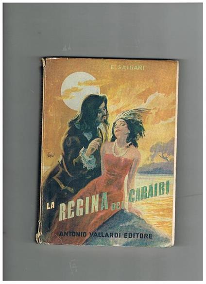 La regina dei Caraibi - Emilio Salgari - copertina