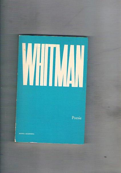 Whitman - copertina